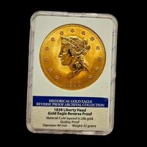 1838 Liberty Head Gold Eagle Reverse Proof